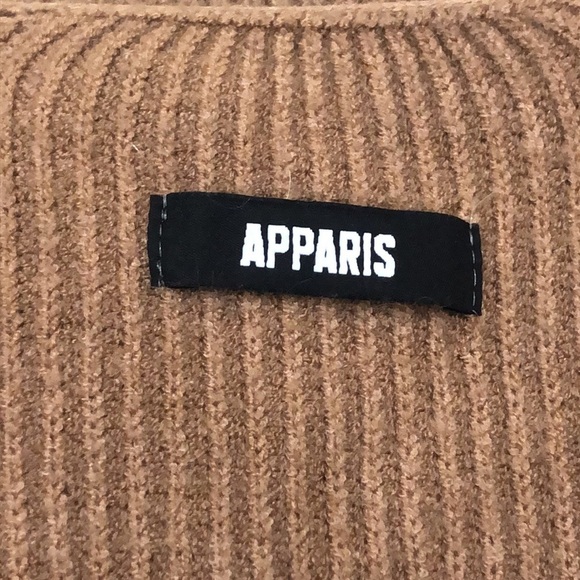 APPARIS Cardigan Sweater Size XL Camel Brown - Picture 6 of 11